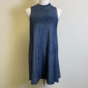 Sleeveless Navy Mini Dress